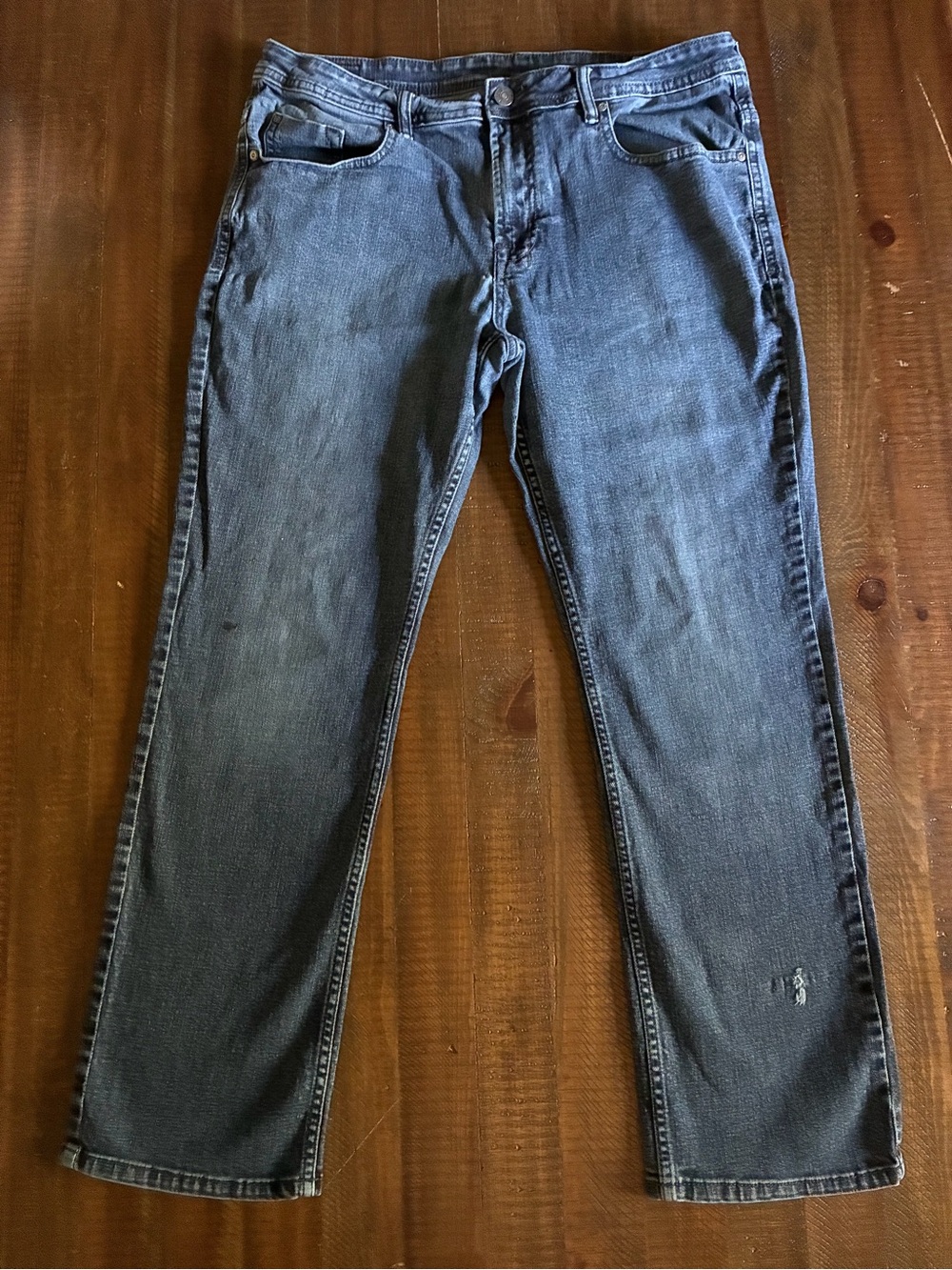 JACKSON Men's Straight Leg Jeans - Faded Blue